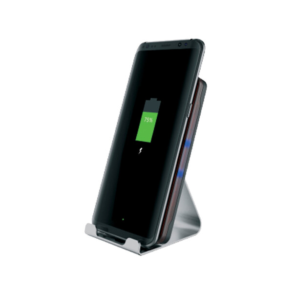 

Беспроводное зарядное устройство-подставка Wireless Charger Alu Dock 10W, 441-07