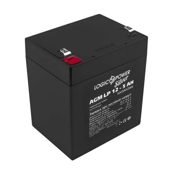 

Аккумулятор кислотный AGM LogicPower LP 12 - 5,0 AH SILVER