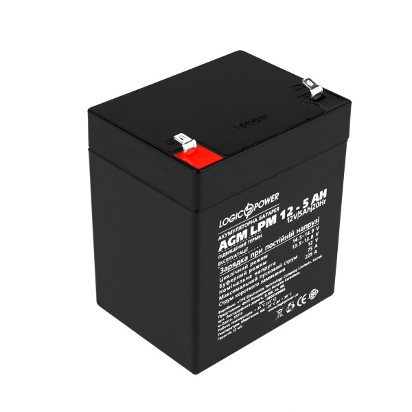 

Аккумулятор кислотный AGM LogicPower LPM 12 - 5,0 AH