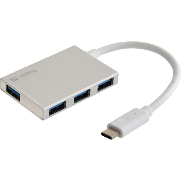 

Переходник USB-C to 4 xUSB 3.0 Pocket Hub, Sandberg 136-20