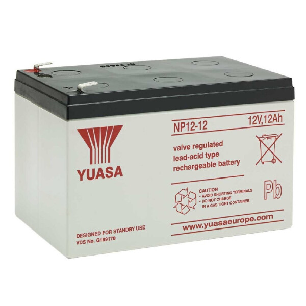 

Аккумуляторная свинцово-кислотная батарея для ИБП Yuasa NP12-12 12V 12Ah