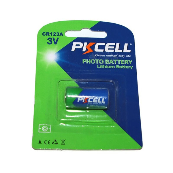 

Батарейка литиевая PKCELL 3V CR123A Lithium Manganese Battery цена за блист, Q8