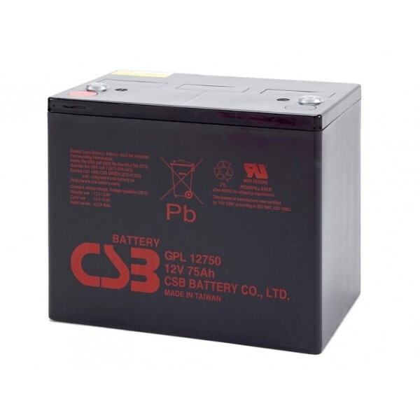 

Аккумуляторная свинцово-кислотная батарея CSB GPL12750 12V 75Ah