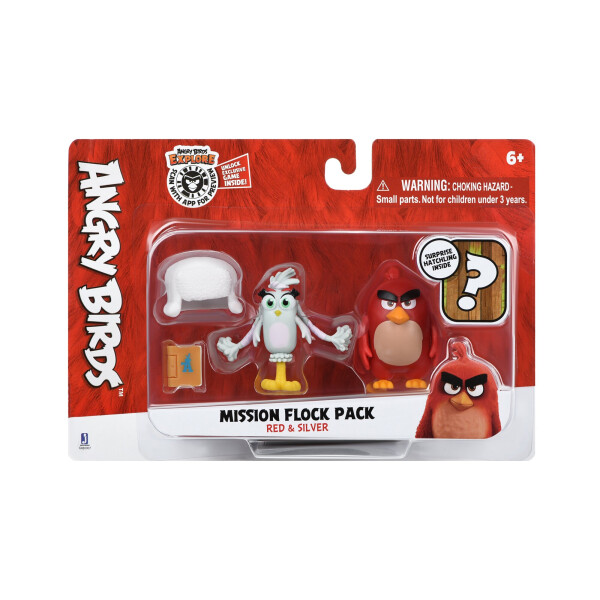 

Набор Jazwares Angry Birds ANB Mission Flock Ред и Сильвер