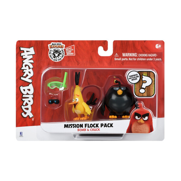 

Набор Jazwares Angry Birds ANB Mission Flock Бомб и Чак