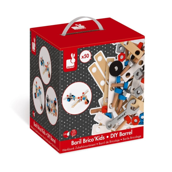 

Конструктор дерев'яний Janod DIY 50 ел. J06480