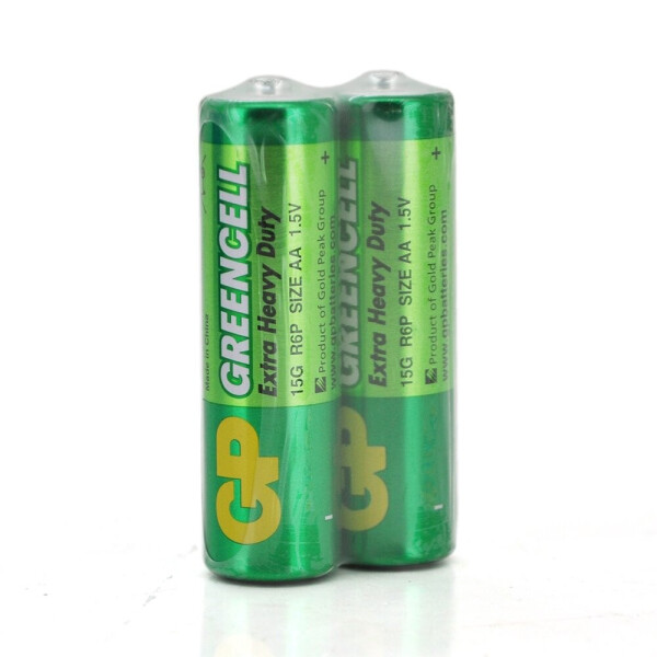 

Батарейка солевая GP Greencell 15G-2S2 AA 2шт