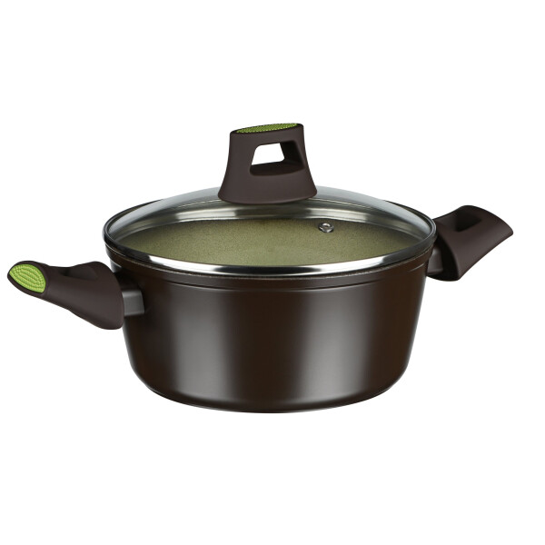 

Кастрюля Ardesto Avocado, скляна крышка, 2,2л, зеленый, алюминий