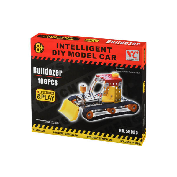 

Металевий конструктор Inteligent DIY Model Car Бульдозер 106 ел. 58035Ut