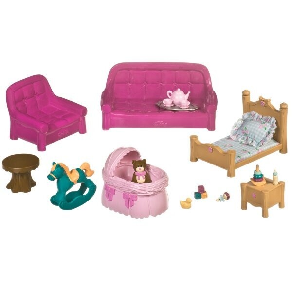 

Игровой набор Li'l Woodzeez Гостиная и Детская 6123Z