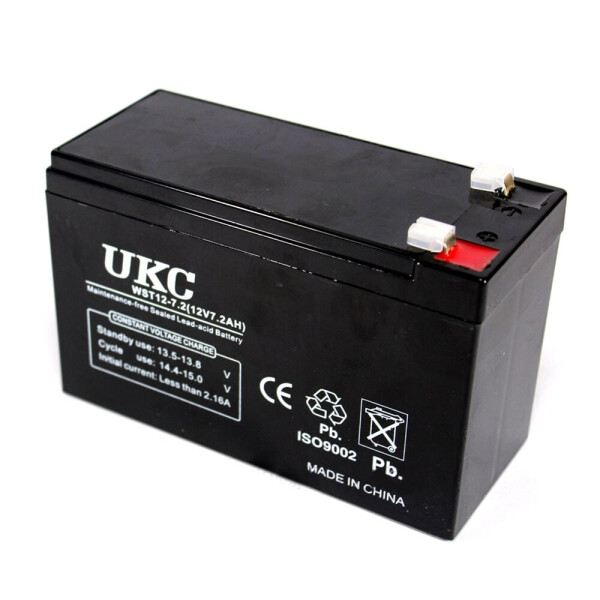 

Аккумуляторная свинцово-кислотная батарея 12V 7.2 Ah UKC Q10
