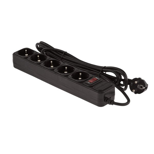 

Сетевой фильтр LP-X5, 3,0 m Black (OEM)