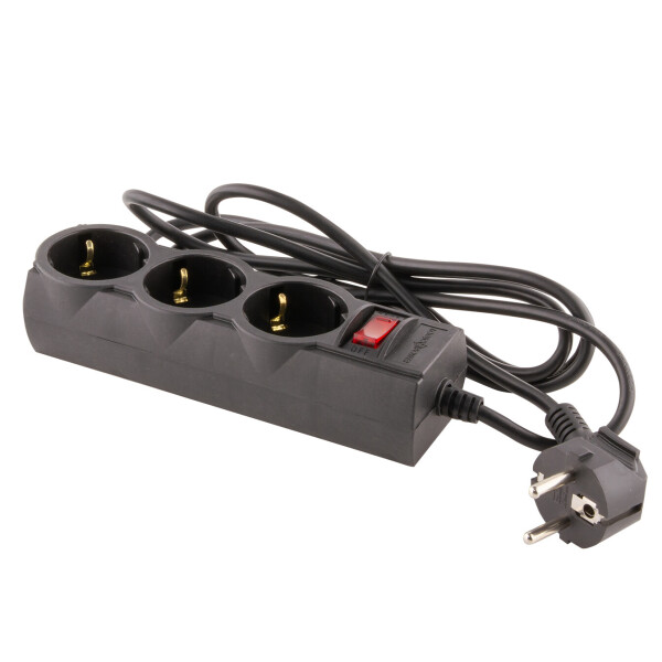 

Сетевой фильтр LP-X3, 2 m Black