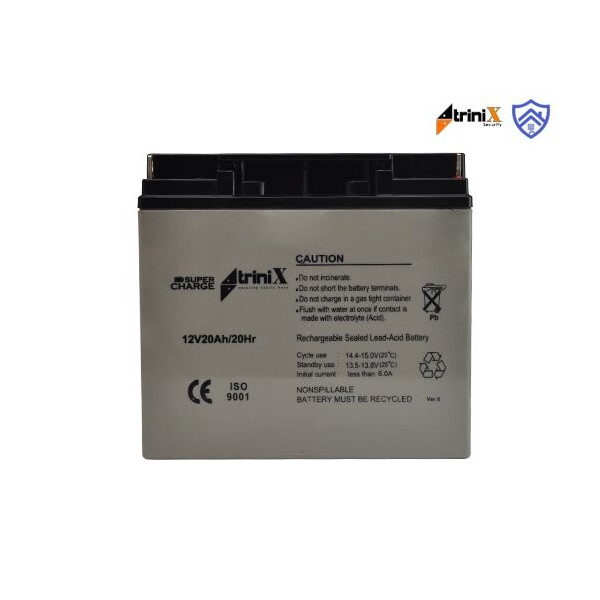 

Аккумуляторная батарея свинцово-кислотная Trinix Super Charge 20 Ач, 12 В