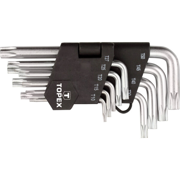 

Ключи TOPEX шестиграннi Torx T10-T50, набор 9 шт. * 1 уп.