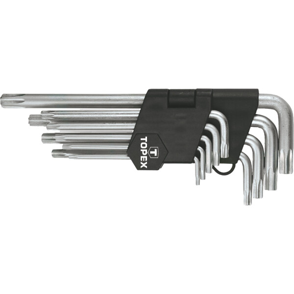 

Ключи TOPEX шестиграннi Torx T10-T50, набор 9 шт. * 1 уп.