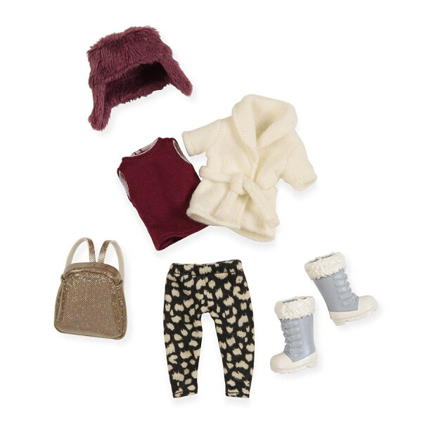 

Набір одягу для ляльок LORI Теплий жакет з шапкою LO30006Z