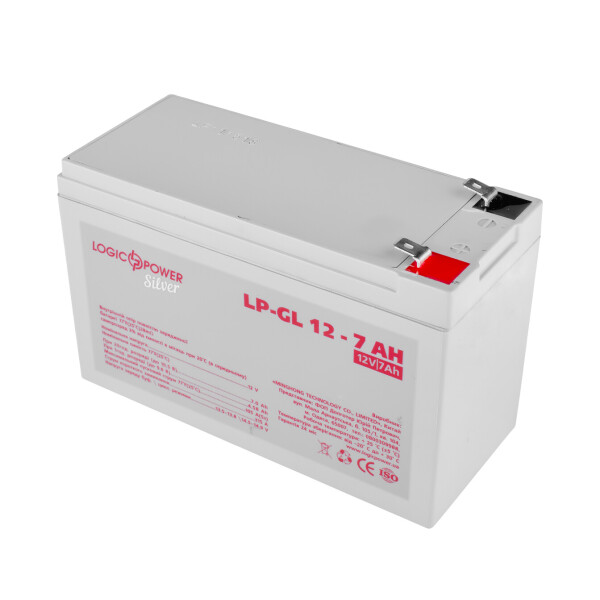 

Аккумулятор гелевый LogicPower LP-GL 12 - 7 AH SILVER