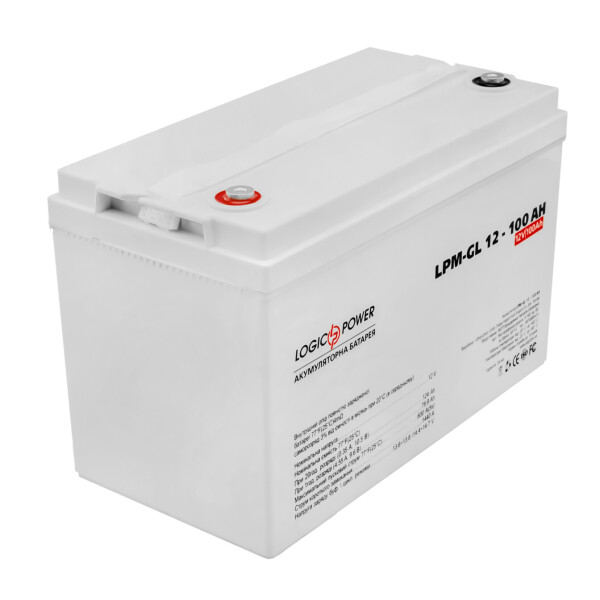 

Аккумулятор гелевый LogicPower LPM-GL 12 - 100 AH