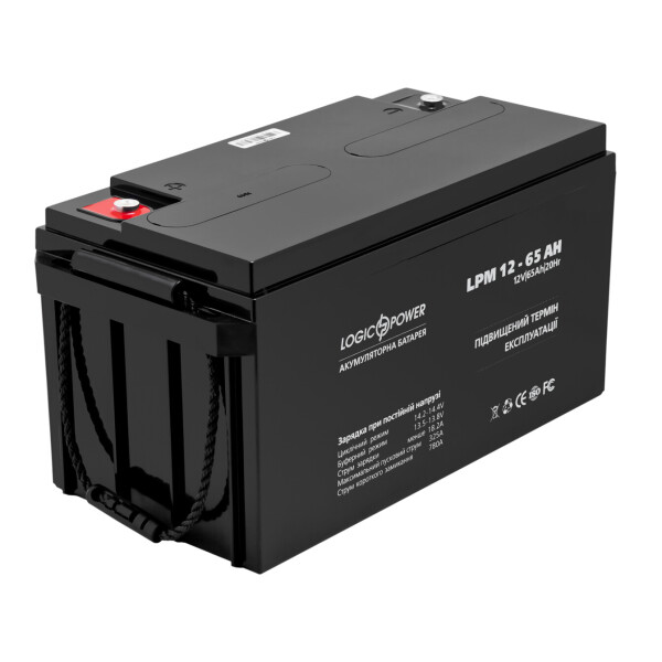 

Аккумулятор кислотный AGM LogicPower LPM 12 - 65 AH