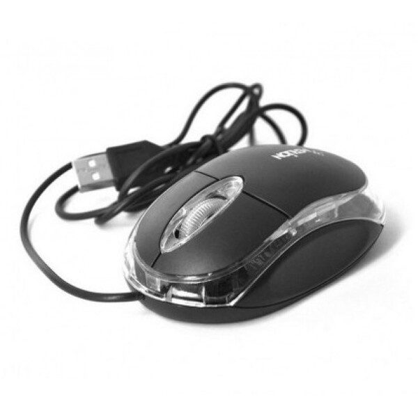 

Мышь USB Merlion MS-Zero, длина кабеля 115см, 2 кнопки+scroll, (98х60х36 мм), Black, Q200