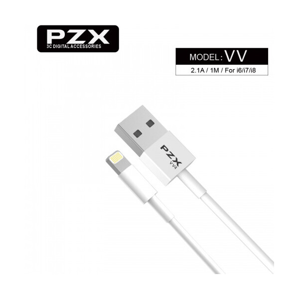 

Кабель PZX VV, Lighting, 1.5A, White, длина 1м, BOX