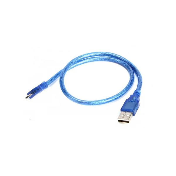 

Кабель USB 2.0 RITAR (AM - Mini 5 pin) 0,3м, синий прозрачный