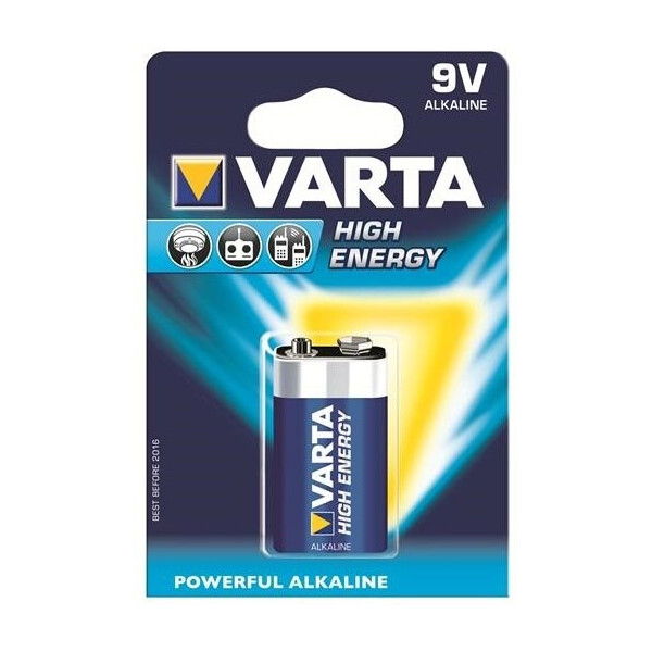 

Батарейка VARTA LONGLIFE Power 6LR61 BLI 1 ALKALINE