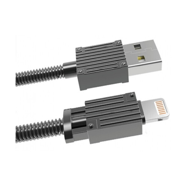 

Кабель Bavin CB111, Lightning, 2.4A, Silver, длина 1м, BOX