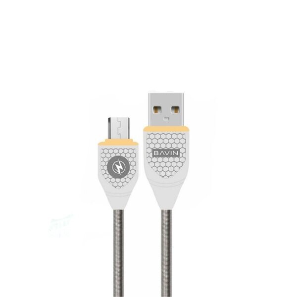 

Кабель Bavin CB128 Micro-USB 2.4A 1.2m White
