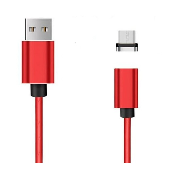 

Кабель магнитный PZX V133 Micro-USB 3.1A 1m Red