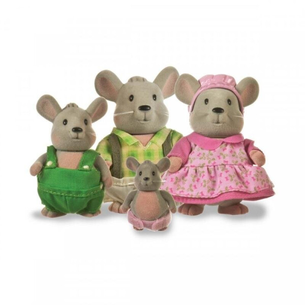 

Li`l Woodzeez Набор фигурок - Семья Мышей