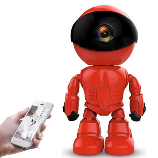 

Поворотная камера wifi - робот Zilnk R004, 1.3 Мп, 960P, P2P, Onvif, красная