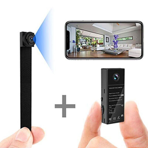

Мини камера wifi беспроводная с выносным объективом Konlen V806, Full HD 1080P