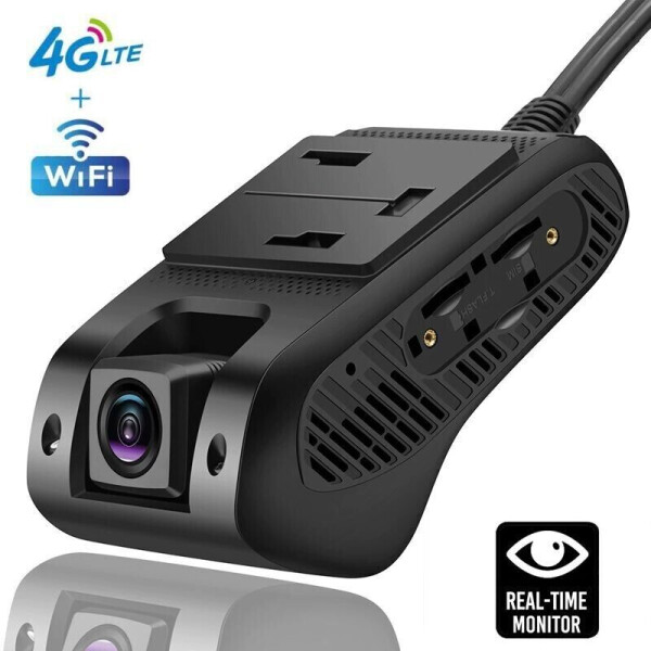 Акція на Автомобильный видеорегистратор с 4G + WIFI + GPS Jimi JC400P Aivision Cam PRO с online передачей видео через интернет від Allo UA