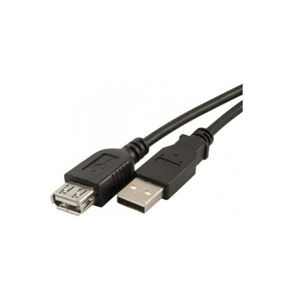 

Удлинитель USB 2.0 AM / AF, 3.0m, 1 феррит, черный Пакет Q200