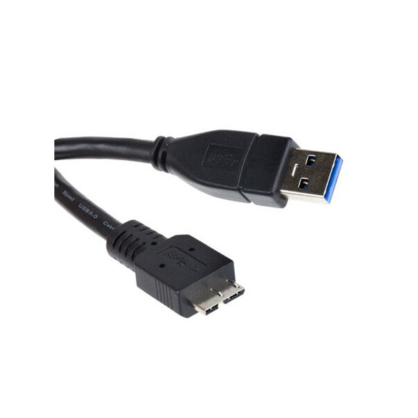 

Кабель Usb 3.0 AM to Micro-B black 0.5m для жестких дисков
