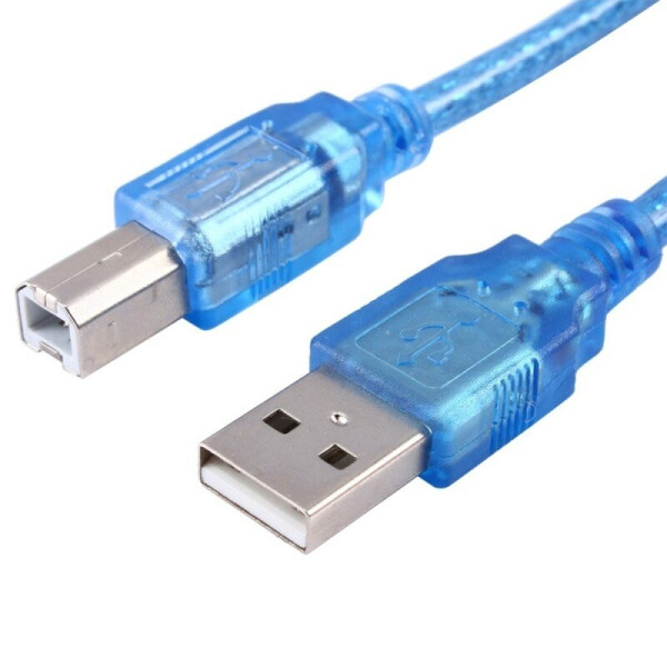 

Кабель USB 2.0 RITAR AM / BM, 2.0m, 1 феррит, прозрачный синий