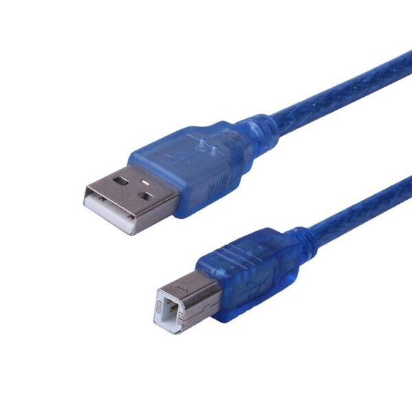 

Кабель USB 2.0 RITAR AM / BM, 3.0m, 1 феррит, прозрачный синий