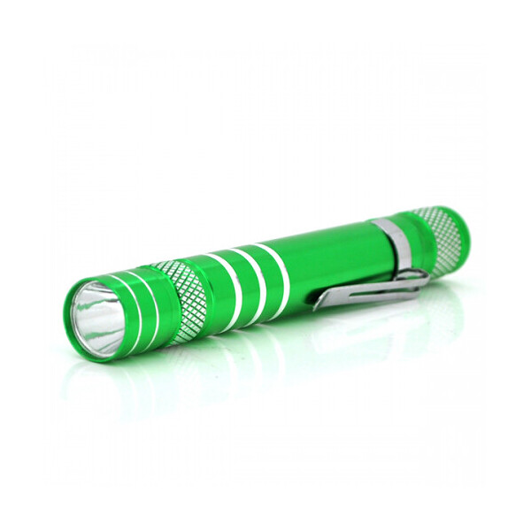 

Карманный фонарик 1LED Алюминий 2*АА Green