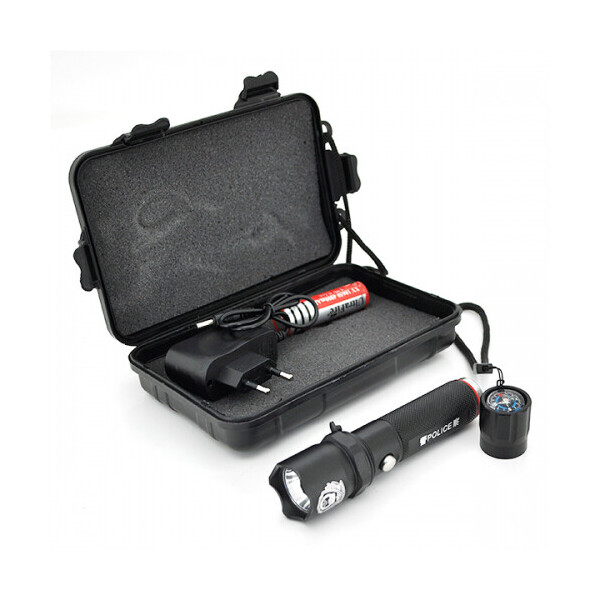 

Фонарик ручной HB-808 Zoom Алюминий, Black