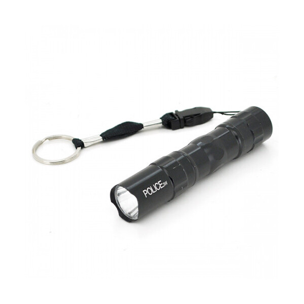 

Карманный фонарик 1LED Алюминий, Black