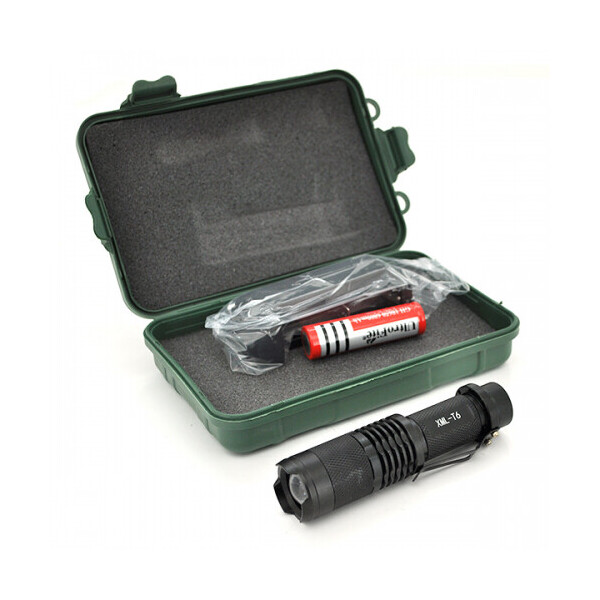 

Фонарик ручной UltraFire Zoom Алюминий 18650