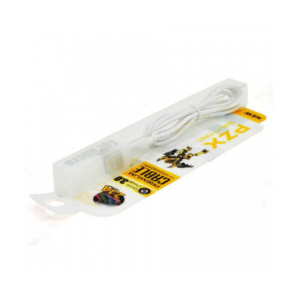 

Кабель PZX S-02, Micro-USB, 1.5A, White, длина 1м, BOX