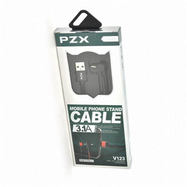 

Кабель PZX V123, Type-c , 3.1A, Red, длина 1м, BOX
