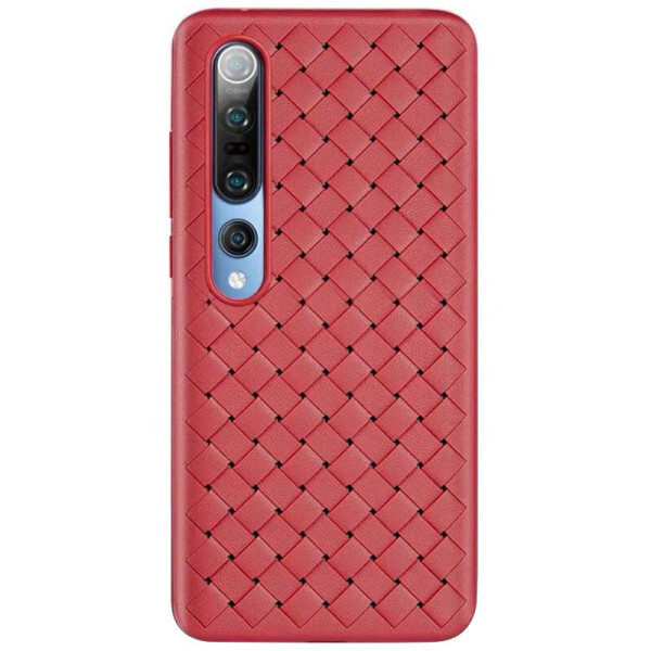 

PU чехол-накладка Epik Weaving series для Xiaomi Mi 10 Pro Красный (132666)