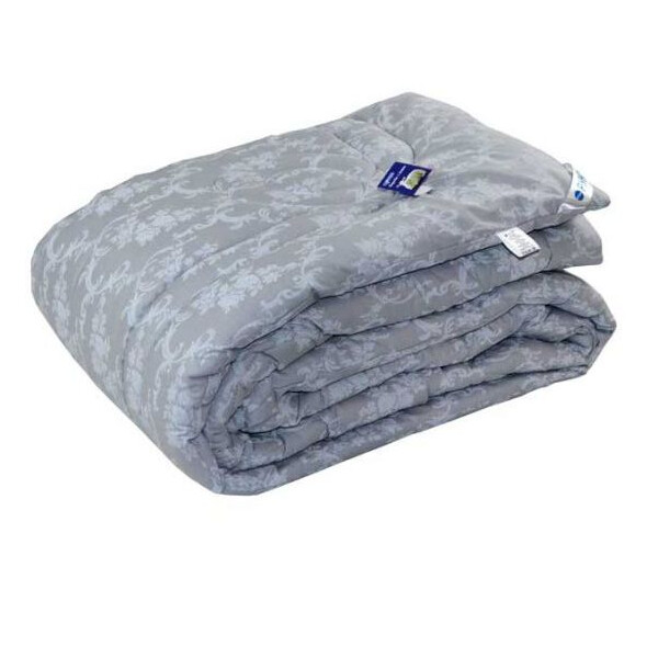 

Одеяло Руно 172х205 см Шерсть серый (316.02ШУ Серый вензель)