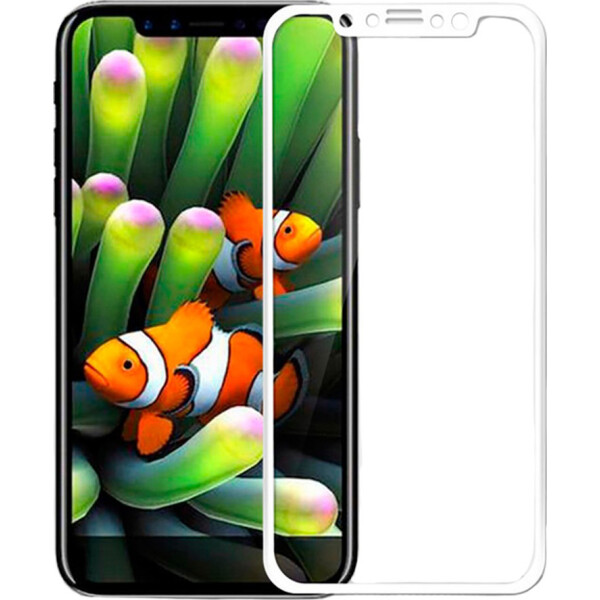 

Защитное стекло oneLounge SilicolEdge White для iPhone 11 Pro/X/XS