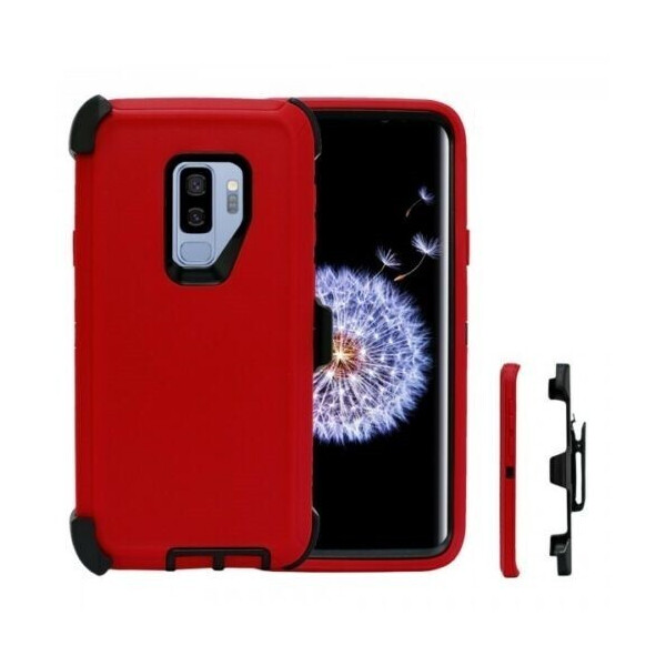

Чехол противоударный Defender для Samsung Galaxy S9 Plus Red
