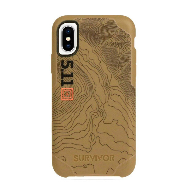 

Чехол противоударный Griffin Survivor 5.11 Strong Tactical Edition для iPhone X/XS Coyote